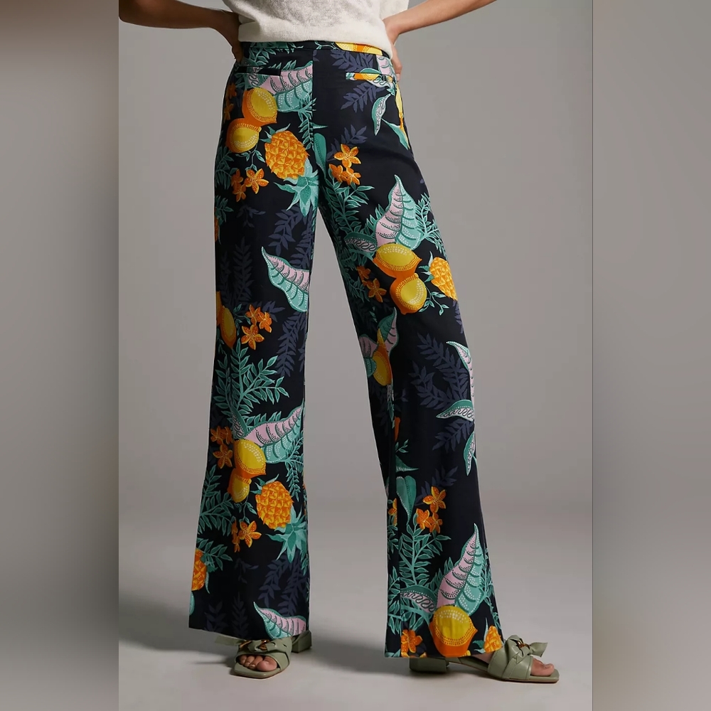 Maeve Escape Printed Pants Size 12